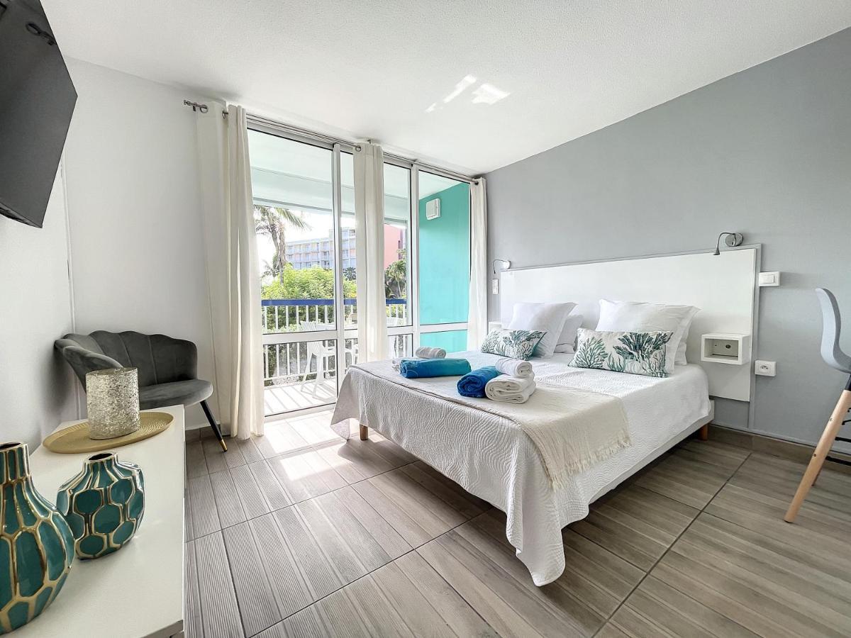 Blue Paradise Studio Avec Acces Privatif Plage Le Gosier  Exterior foto